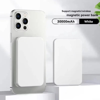 Snap and charge. Magnetic power bank . 50000mAh  Wireless Beast.