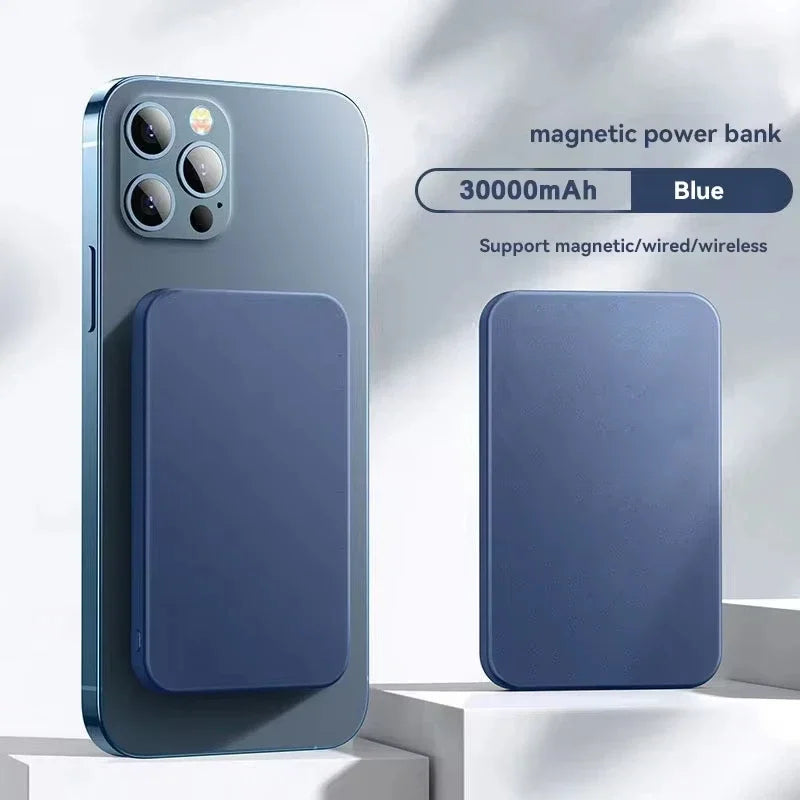 Snap and charge. Magnetic power bank . 50000mAh  Wireless Beast.