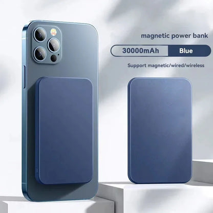 Snap and charge. Magnetic power bank . 50000mAh  Wireless Beast.