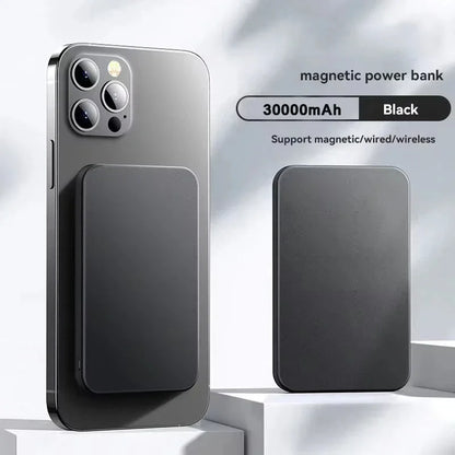 Snap and charge. Magnetic power bank . 50000mAh  Wireless Beast.
