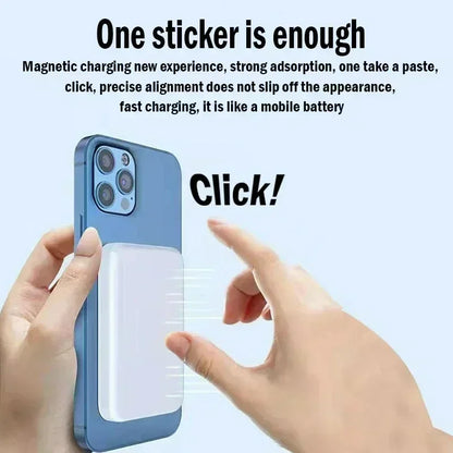 Snap and charge. Magnetic power bank . 50000mAh  Wireless Beast.