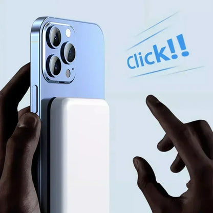 Snap and charge. Magnetic power bank . 50000mAh  Wireless Beast.