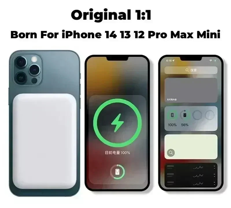 Snap and charge. Magnetic power bank . 50000mAh  Wireless Beast.
