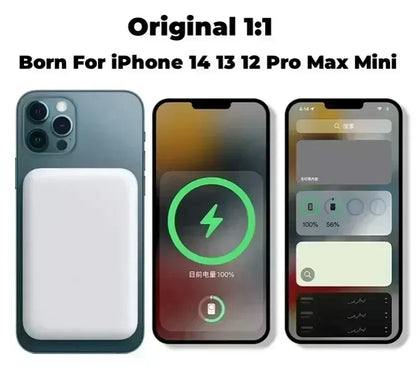 Snap and charge. Magnetic power bank . 50000mAh  Wireless Beast.